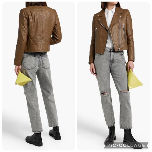 DL1961 Denim - DL1961 Patti Distressed Acid-Wash High-Rise Straight-Leg Jeans Size 23 US 0